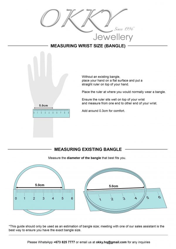 MEASURING WRIST SIZE (BANGLE) opt1